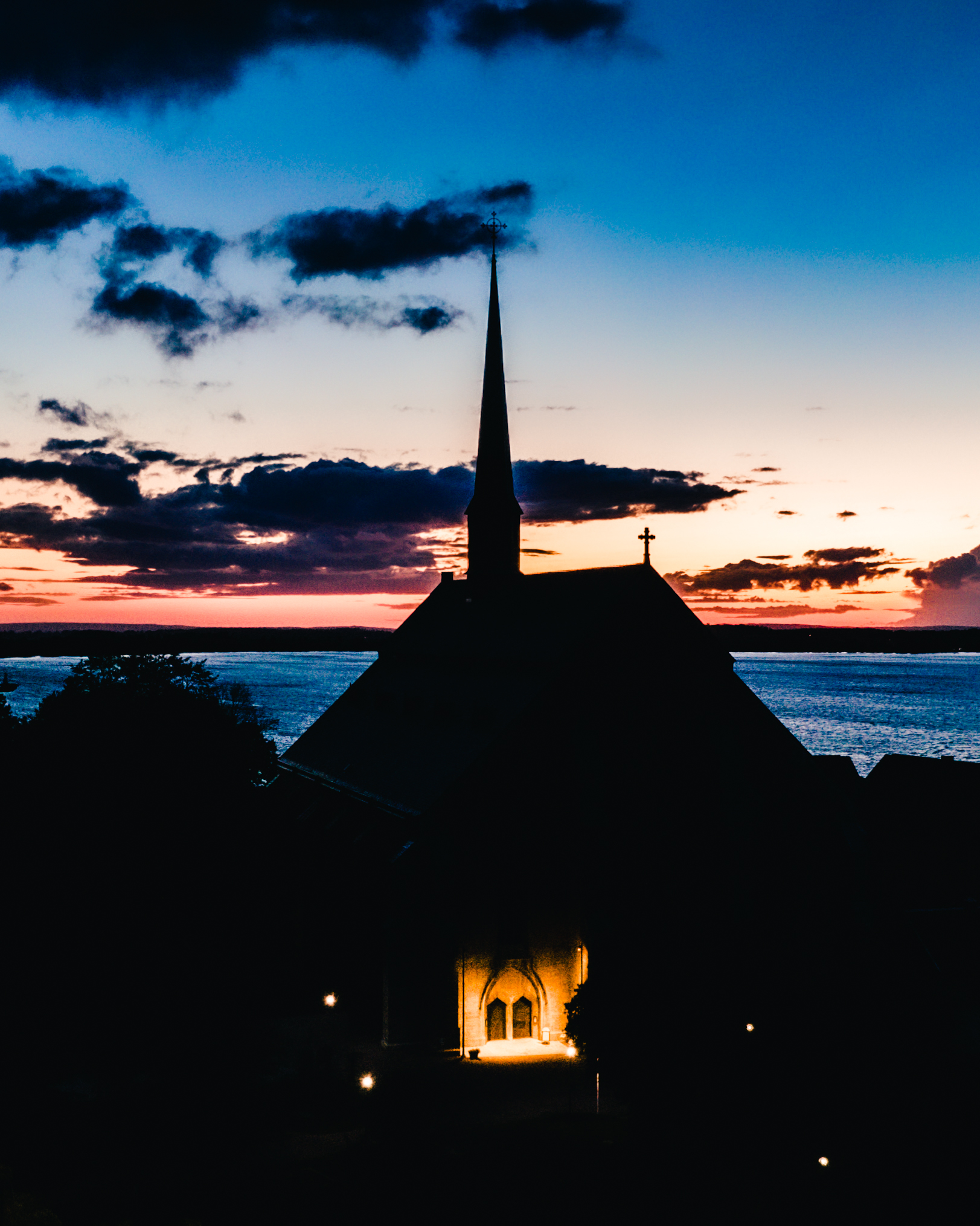 Motorcykelcyklist på landsväg